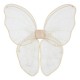 LIMITED EDITION NUMERO 74 FAIRY WINGS, WHITE AND GOLD GLITTER (PRE ORDER)