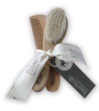 FAWN AND MILK BRUSH AND COMB SET